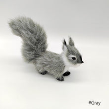 Load image into Gallery viewer, Simulation Mini Squatting Squirrel Model Cute Imitation Squirrel Ornaments Children Birthday Gifts Home Decoration Plush Figures Craft
