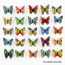 Load image into Gallery viewer, 12Pcs/lot PVC 3D Butterfly Wall Stickers Set Waterproof Double Layers Butterflies Art Decals Home Decoration Room Wall Decor
