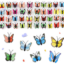 Load image into Gallery viewer, 12Pcs/lot PVC 3D Butterfly Wall Stickers Set Waterproof Art Decals Home Decoration Room Wall Decor
