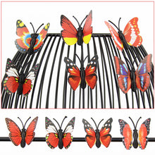 Load image into Gallery viewer, 12Pcs/lot PVC 3D Butterfly Wall Stickers Set Waterproof Art Decals Home Decoration Room Wall Decor

