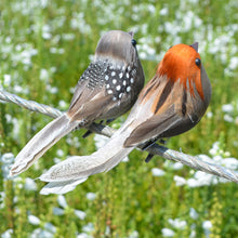 Load image into Gallery viewer, Cute Artificial Birds Fake Foam Animal Simulation Feather Birds Models Tit DIY Craft Wedding Home Garden Ornament Decoration
