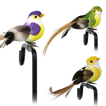 Load image into Gallery viewer, Cute Artificial Birds Fake Foam Animal Simulation Feather Birds Models Tit DIY Craft Wedding Home Garden Ornament Decoration
