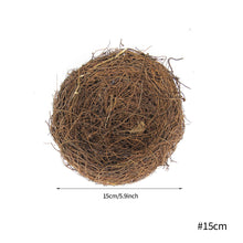Load image into Gallery viewer, 6-20cm Round Rattan Bird Nest Easter Decoration Eggs Artificial Vine Nest For Home Garden Decor Happy Easter Party Supply
