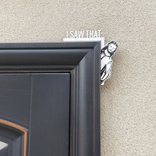 Load image into Gallery viewer, Creative I Saw That Funny Jesus Door Hanger Over Door Jesus Sign Wood Frame Decoration
