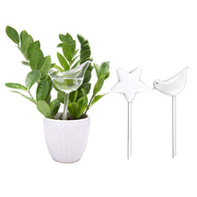 Load image into Gallery viewer, PVC Self Watering Devices Automatic Watering Spike Plants Flowers Bottle Drip Irrigation Bird Star Heart Water Feeder for Indoor Garden
