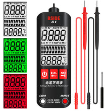 Load image into Gallery viewer, BSIDE A1 Mini Multimeter LCD Digital Tester Voltage Detector 2000 Counts DC/AC Voltage Frequency Resistance NCV True RMS Meter Continuity Live

