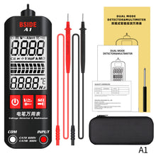 Load image into Gallery viewer, BSIDE A1 Mini Multimeter LCD Digital Tester Voltage Detector 2000 Counts DC/AC Voltage Frequency Resistance NCV True RMS Meter Continuity Live
