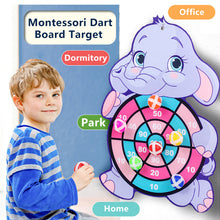 Load image into Gallery viewer, 1set Montessori Dart Board Target Children Throwing Sticky Ball Dartboard Toy For Parent-child Sports Children 4-6 Years Shooting Game Birthday Gifts
