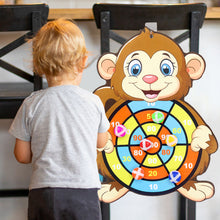 Load image into Gallery viewer, 1set Montessori Dart Board Target Children Throwing Sticky Ball Dartboard Toy For Parent-child Sports Children 4-6 Years Shooting Game Birthday Gifts

