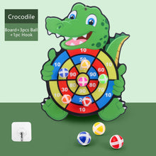 Load image into Gallery viewer, 1set Montessori Dart Board Target Children Throwing Sticky Ball Dartboard Toy For Parent-child Sports Children 4-6 Years Shooting Game Birthday Gifts

