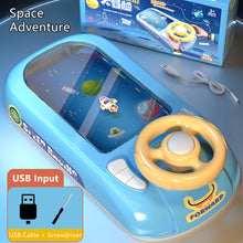 Load image into Gallery viewer, Simulation Driving Car Game Toy Steering Wheel for Children Kids Parent-child Interactive Board Adventure Games
