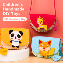 Load image into Gallery viewer, Children Handmade DIY Cloth Crossbody Bag Craft Kits Toy Non-woven Felt Bag Toys Montessori Aids Early Education for Kids Xmas Gift
