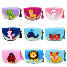 Load image into Gallery viewer, Children Handmade DIY Cloth Crossbody Bag Craft Kits Toy Non-woven Felt Bag Toys Montessori Aids Early Education for Kids Xmas Gift
