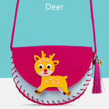 Load image into Gallery viewer, Children Handmade DIY Cloth Crossbody Bag Craft Kits Toy Non-woven Felt Bag Toys Montessori Aids Early Education for Kids Xmas Gift
