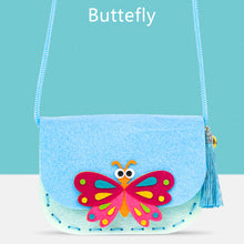 Load image into Gallery viewer, Children Handmade DIY Cloth Crossbody Bag Craft Kits Toy Non-woven Felt Bag Toys Montessori Aids Early Education for Kids Xmas Gift
