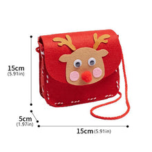 Load image into Gallery viewer, Children Handmade DIY Cloth Crossbody Bag Craft Kits Toy Non-woven Felt Bag Toys Montessori Aids Early Education for Kids Xmas Gift

