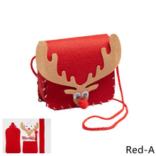 Load image into Gallery viewer, Children Handmade DIY Cloth Crossbody Bag Craft Kits Toy Non-woven Felt Bag Toys Montessori Aids Early Education for Kids Xmas Gift
