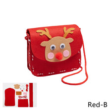 Load image into Gallery viewer, Children Handmade DIY Cloth Crossbody Bag Craft Kits Toy Non-woven Felt Bag Toys Montessori Aids Early Education for Kids Xmas Gift
