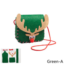 Load image into Gallery viewer, Children Handmade DIY Cloth Crossbody Bag Craft Kits Toy Non-woven Felt Bag Toys Montessori Aids Early Education for Kids Xmas Gift

