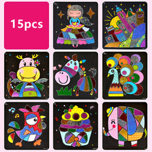 Load image into Gallery viewer, DIY Cartoon Magic Transfer Painting Crafts for Kids Arts Crafts Toys Children Creative Educational Learning Drawing Toys
