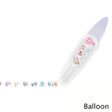 Load image into Gallery viewer, Cartoon Floral Sticker Tape Pen Kids Stationery Notebook Diary Decoration Tapes Label Sticker Paper Decor for Children Toy
