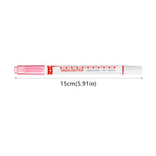 Load image into Gallery viewer, 3/6pcs Highlighter Pen Flowers Line Shaped Marker with Roller Curve Liner Marker for Writing Journaling Drawing Stationery
