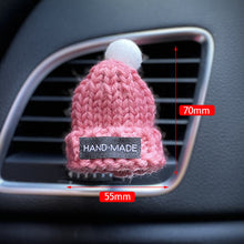 Load image into Gallery viewer, Handmade Hat Shape Air Freshener Ornaments Car Air Outlet Aromatherapy Essential Oils Diffuser Fragrance Car Decor Accessories
