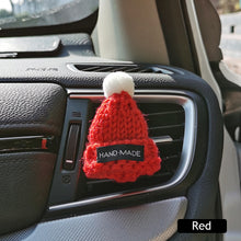 Load image into Gallery viewer, Handmade Hat Shape Air Freshener Ornaments Car Air Outlet Aromatherapy Essential Oils Diffuser Fragrance Car Decor Accessories

