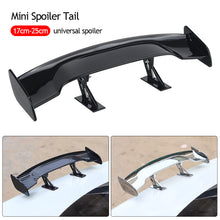 Load image into Gallery viewer, Universal Car Mini Tail Wing Carbon Fiber Look Mini Modified Tail Wings Model Auto Rear Spoiler Decoration Car Accessories
