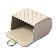 Load image into Gallery viewer, Leather Car Outlet Air Auto Vent Trash Box Car Storage Bag Hanging Storage Box Auto Mobile Phone Holder Orangnizer Hanging Box
