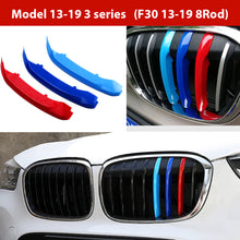 Load image into Gallery viewer, 3pcs/Set M Power Car Racing Front Grille Trim Strips For BMW E46 E90 E91 E92 E93 F30 E60 E61 F10 G30 G20 F07 F11 F18 Performance
