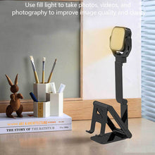 Load image into Gallery viewer, Mobile Phone Bracket Fill Light Portable Telescopic Multi-function LED light For Live Phone Photo Video Vlog
