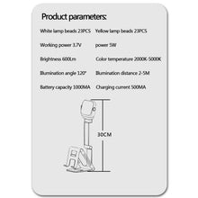Load image into Gallery viewer, Mobile Phone Bracket Fill Light Portable Telescopic Multi-function LED light For Live Phone Photo Video Vlog
