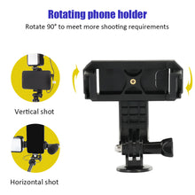 Load image into Gallery viewer, Camera Fill Light Microphone Mobile Phone Clip Multi-function Tripod Live Photography Multi-scene Applicable Tripod
