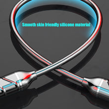Load image into Gallery viewer, Wireless Bluetooth Earphones Neckband Headphone Magnetic LED HIFI Waterproof Sport Noise Cancel Earbuds With Mic Support TF Card
