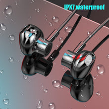 Load image into Gallery viewer, Wireless Bluetooth Earphones Neckband Headphone Magnetic LED HIFI Waterproof Sport Noise Cancel Earbuds With Mic Support TF Card
