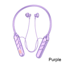 Load image into Gallery viewer, Wireless Bluetooth Earphones Neckband Headphone Magnetic LED HIFI Waterproof Sport Noise Cancel Earbuds With Mic Support TF Card
