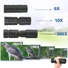 Load image into Gallery viewer, Professional Zoom 10-30x30 High Magnification Monocular Telescope Double Adjustment Zoom Outdoor Portable Telescope
