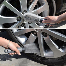 Load image into Gallery viewer, Car Wash Cleaning Brush Beauty Wheel Hub Gap Cleaning Tool Brush T-bend Handle Brush Special Tire Brush
