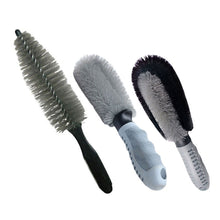 Load image into Gallery viewer, Car Wash Cleaning Brush Beauty Wheel Hub Gap Cleaning Tool Brush T-bend Handle Brush Special Tire Brush
