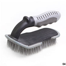 Load image into Gallery viewer, Car Wash Cleaning Brush Beauty Wheel Hub Gap Cleaning Tool Brush T-bend Handle Brush Special Tire Brush
