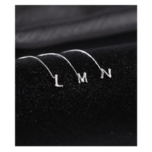 Load image into Gallery viewer, Fashion Letter Earrings Simple Silver Letter Earrings Tassel Earrings Jewelry Accessories for Women

