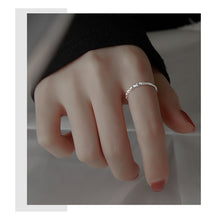 Load image into Gallery viewer, Fashion Simple Tin Foil Texture Ring Opening Adjustable Alloy Ring Personalized Jewelry Accessory for Women
