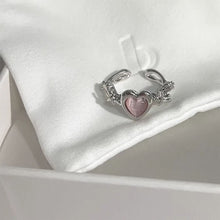 Load image into Gallery viewer, Thorn Love Ring Opening Adjustable Opal Love Ring Simple Niche Ring Jewelry Accessory for Women

