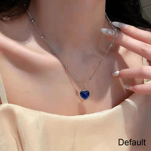 Load image into Gallery viewer, Color-changing Love Necklace Temperamental Alloy Love Pendant Collarbone Chain Necklace Women Jewelry Accessory
