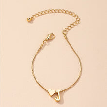 Load image into Gallery viewer, Simple Fashion Love Letter Bracelet Retro Adjustable Alloy Letter Bracelet Women Hand Jewelry Accessory
