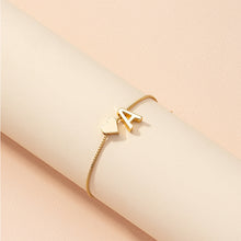 Load image into Gallery viewer, Simple Fashion Love Letter Bracelet Retro Adjustable Alloy Letter Bracelet Women Hand Jewelry Accessory
