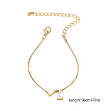 Load image into Gallery viewer, Simple Fashion Love Letter Bracelet Retro Adjustable Alloy Letter Bracelet Women Hand Jewelry Accessory
