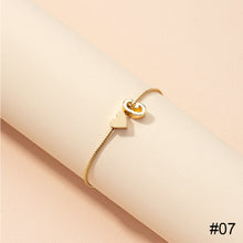 Load image into Gallery viewer, Simple Fashion Love Letter Bracelet Retro Adjustable Alloy Letter Bracelet Women Hand Jewelry Accessory
