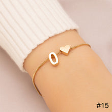 Load image into Gallery viewer, Simple Fashion Love Letter Bracelet Retro Adjustable Alloy Letter Bracelet Women Hand Jewelry Accessory
